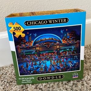 Dowdle Chicago winter 500 piece puzzle